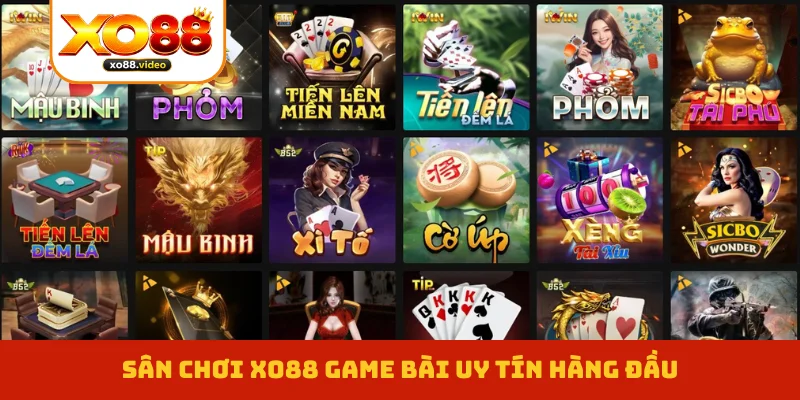 Sân chơi XO88 game bài uy tín hàng đầu